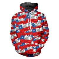 2023 style LCFA Brand 3D Print Harajuku Streetwear Chile National Flag Country Come On Culture Funny Unisex Hoodie Sweatshirt Jacket Custom