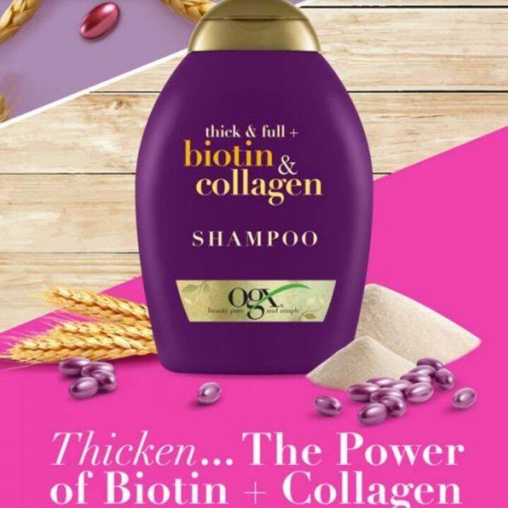 Ogx Thick And Full Biotin And Collagen Shampoo 385ml Lazada Ph 3363