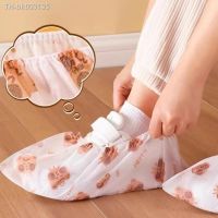 ❡ Household disposable printed cartoon shoe cover non-woven shoe cover adult thick wear-resistant indoor shoe cover