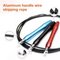 【CW】Adjustable Aluminum Alloy Handle Jump Skipping Rope Sports Exercise Fitness Tool