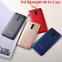 ใหม่สำหรับ Xiaomi Mi PocoPhone แบตเตอรี่ F1หลังครอบคลุมกรณีที่อยู่อาศัยประตูเคสเปลี่ยนหลังสำหรับ Mi POCO F1 F 1เคสโทรศัพท์ &amp; โลโก้