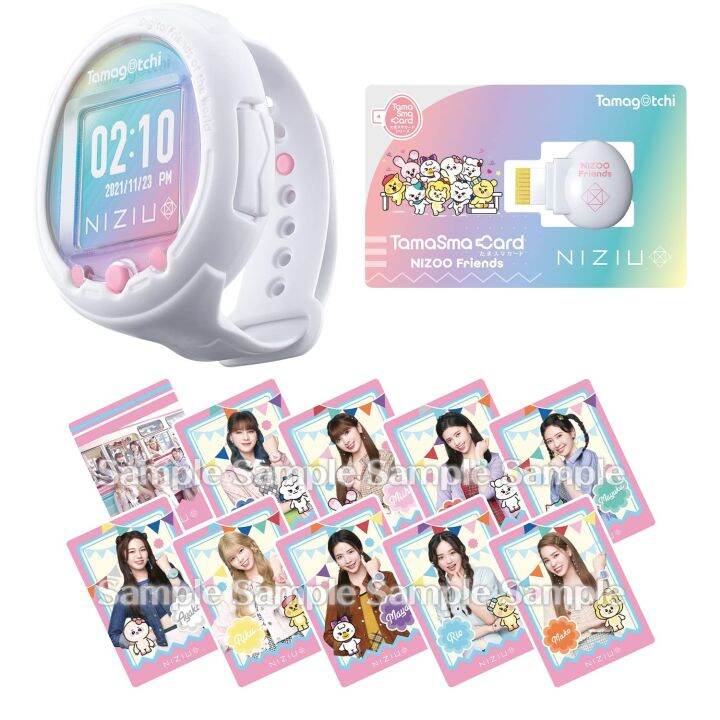 tamagotchi-smart-niziu-special-set-exclusive-exclusive-original-clear-fileทามากิอตจิ-v-pet-digvice-bandai-แท้-100