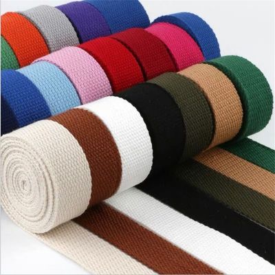 【CC】 New 5Meters 25mm Canvas Thickening Cotton Webbing  Knapsack Strapping Sewing Accessories