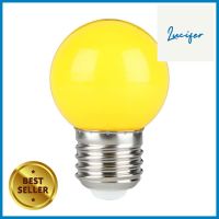 หลอด LED ปิงปอง HI-TEK HLLC00001Y 1 วัตต์ E27 สีเหลืองLED BALL LAMP HI-TEK HLLC00001Y 1W E27 YELLOW **บริการเก็บเงินปลายทาง**