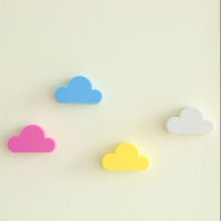 Hot Cloud Shape Magnets Wall Key Holder Keys Securely PinkYellow