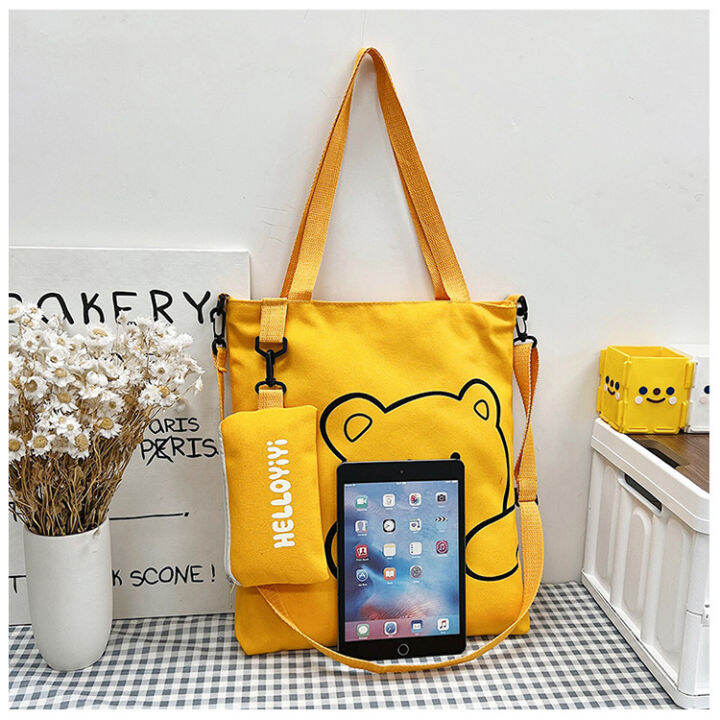 korean-style-ins-cute-canvas-bag-girls-class-cram-school-bag-canvas-bag-hand-bag-all-match-shoulder-bag