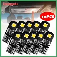 LIANGYAOKU 10ชิ้นโคมไฟ DC12V รถ SMD Canbus หลอดไฟ LED T10ไฟโดมลำต้น