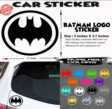 3d Metal Bat Auto Car Logo Cartoon Sticker Metal Badge Emblem Tail Decal  Motorcycle Car Styling Decoration Accessories - Car Stickers - AliExpress