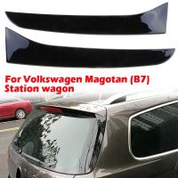 Rhyming Car Rear Window Side Spoiler Canards Splitter Sticker Fit For VW Magotan B7 Wagon/Alltrack 2011 2015 Car Accessories