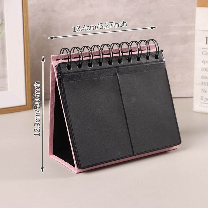 desk-calendar-photo-album-3-inch-mini-instax-polaroid-album-desk-calendar-68-pocket-picture-storage-case-photocard-holder-2023-photo-albums