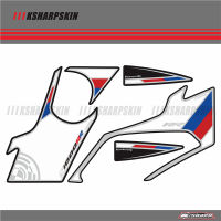 For BMW 2012-2014 S1000RR Motorcycle Front Rear Fairing Number Board 3D Gel high gloss Protector Tank Knee Section Paint pad