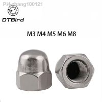 20Pcs DIN1587 M3 M4 M5 M6 M8 304 Stainless Steel Cap Nuts Decorative Cover Semicircle Acorn Nut