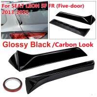 Car Window Trim Lip Spoiler For Seat Leon 5F FR Mk3 MK3.5 5Door Rear Roof Wing Side Edge Tail Flap Rear Trunk Window Spoiler Lip