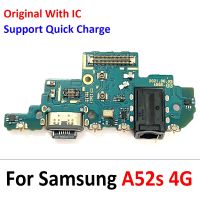 ของแท้สำหรับ Samsung Galaxy A52S A528 A528B 4G 5G ที่ชาร์จขนาดเล็ก USB แท่นชาร์จเมนบอร์ดสายเมนบอร์ดแบบเฟล็กซ์