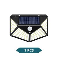 LED Garden Street Light Outdoor Solar Wall Lamp 100 LEDs Refletor Solar Light PIR Motion Sensor Fence Path Way Security Lights