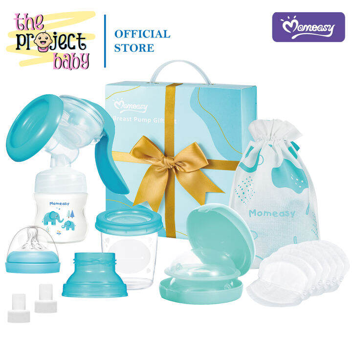 Manual Breast Pump Kit With Breast Pads Storage Cup Gift Set Lazada PH