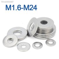 ✘❃ M1.6 M2 M3 M5 M6 M8 M24 304 Stainless Steel Gasket Ultra-thin Metal Screw Flat Washer Standard Increase Thickened Meson Washer