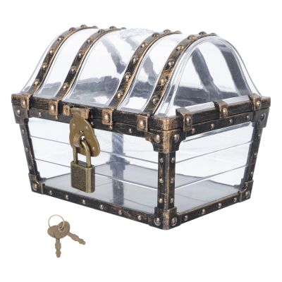 [ใหม่2023] กล่อง Treasure ทรวงอกโจรสลัดพลาสติก Jewelrystash เก็บกล่องงานแต่งงาน Trinket Organizer ลูกอมขนาดเล็ก Mini Favor