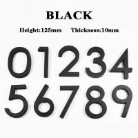 ตัวเลขบ้านอคริลิคลอยตัว125มม. 5นิ้วตัวเลขป้ายแขวนประตูถนนกลางแจ้งบ้านวิลล่าบ้านโรงแรมสำนักงานหมายเลขดิจิตอล0-9