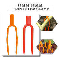 50pcs Plant Stem stolon fixator 55mm 65mm Garden strawberry planting Fork watermelon fastening FIXTURE CLAMP CLIP Plant Support