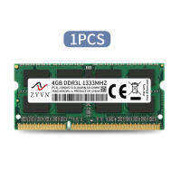 หน่วยความจำโน๊ตบุ๊ค ZVVN 4GB DDR3L 1333 (PC3L 10600) SO-DIMM 204พิน1.35V แล็ปท็อป RAM รุ่น