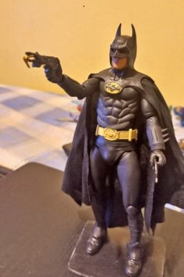 ZZOOI Neca 1989 Batman Action Figure Bruce Wayne Movie Role TV Mask Bat man Superhero Collection Model Toys Gifts