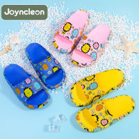 JoynCleon รองเท้าแตะเด็ก,รองเท้าใส่ในบ้านพื้นนิ่มกันลื่นลายการ์ตูนน่ารัก