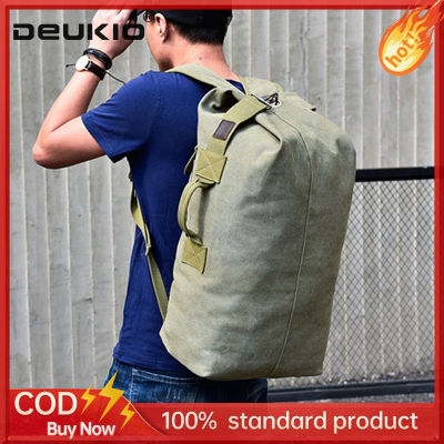 DEUKIO Backpack Fashion Large Capacity Travel Backpack Men S Backpack Outdoor Travel Sports Bag Trendy Canvas Backpack For Men