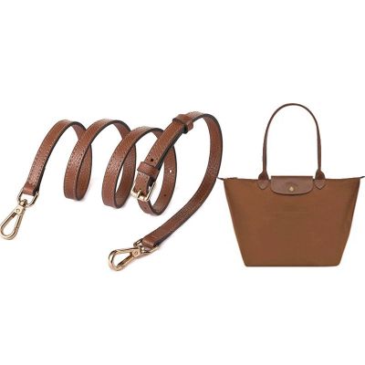 suitable for Longchamp Mini Dumpling Bag Shoulder Strap Accessories Adjustable Brown Bag Strap Messenger Strap Replacement Bag Single Shoulder Strap