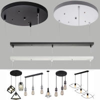 Ceiling Plate Pendant Lamp Base Plate Lighting Accessory DIY Multi Sizes Black White Round Rectangle Canopy Plate Lamps Chassis