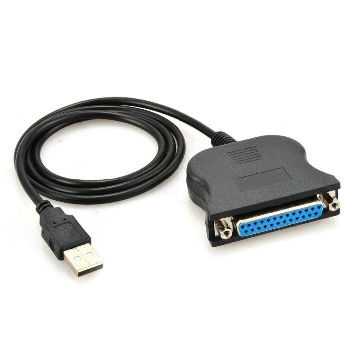 USB To DB25 Female Port Print Converter Cable LPT USB Adapter Adaptor