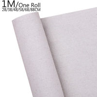 1M One Roll Professional Blank Canvas สำหรับภาพวาดชั้นอะคริลิคภาพวาดสีน้ำมันผ้าใบผ้าลินินผสม Primed Art Supplies สำหรับ Artist