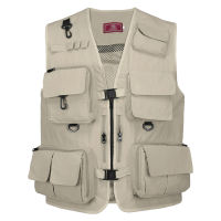 Multi Pocket Fishing Vests Quick Dry Breathable Outdoor Mesh Jackets Photography Hiking Vest Outdoor Sport Men Breathable Vest