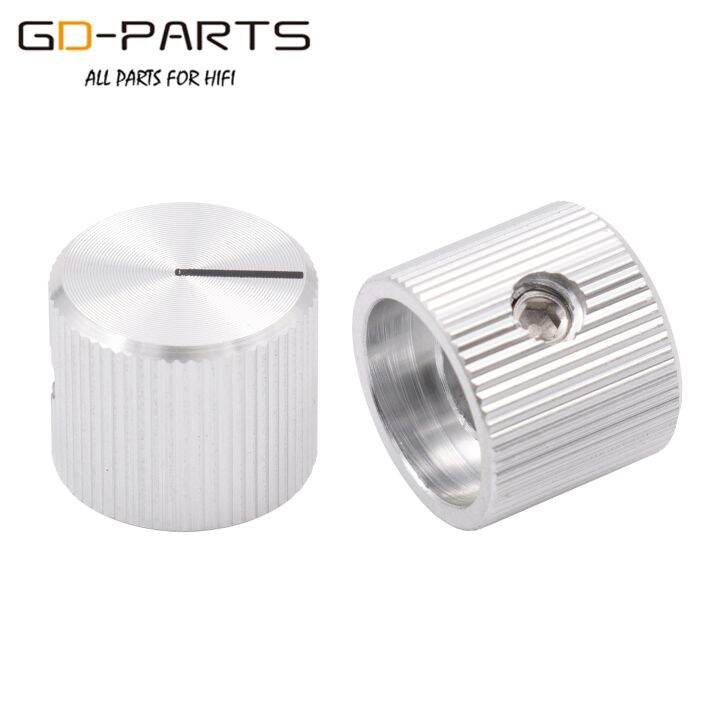 15-12-5mm-machined-solid-full-aluminum-volume-potentiometer-knob-for-hifi-audio-guitar-amp-effect-pedal-dac-radio-6-4mm-1-4-1pc