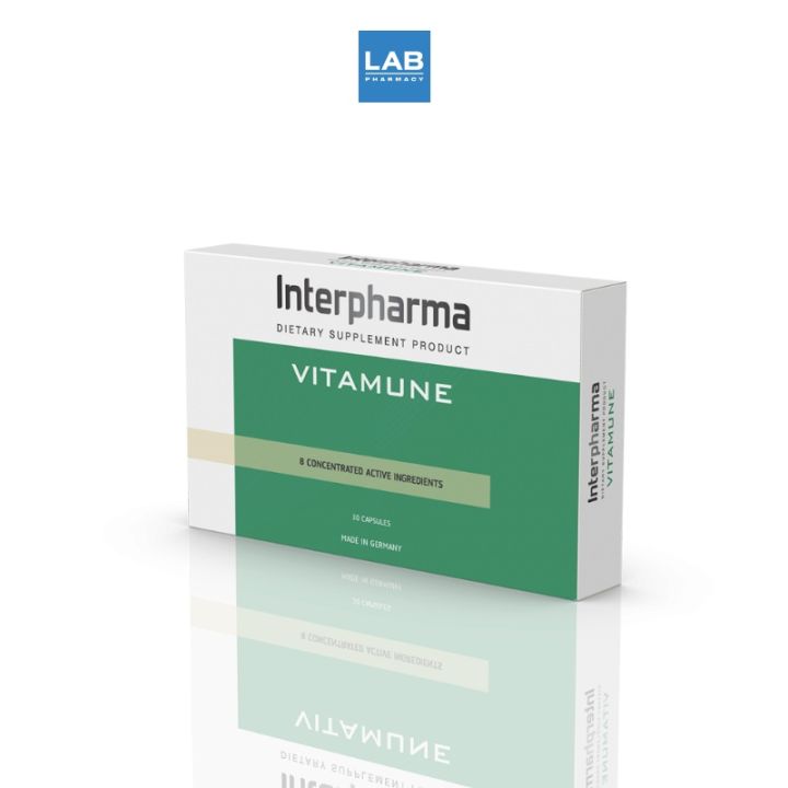 interpharma-vitamune-30-capsule-ผลิตภัณฑ์เสริมอาหาร-อินเตอร์ฟาร์มา-ไวต้ามูน-30-แคปซูล