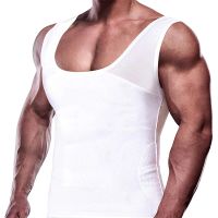 Mens New Shirt Vest Shapewear Shapewear Body Shaper Men Tight Tank Top Waist Trainer Belly Control Belt Chest Compression Underwear