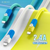 Fast Charging USB Cable For iPhone Mobile Phone Charger Cord Wire Ultra Thick Data Cabl For iPhone 14 13 12 11 Pro Max 1/1.5/2M Wall Chargers