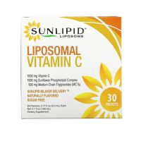 SunLipid, Liposomal Vitamin C, Naturally Flavoured, 30 Packets, 0.17 oz(5.0 ml) Each