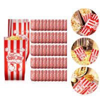 ROSENICE【Hot Sale】 50pcs Portable Popcorn Storage ที่เก็บของเก็บขนมอเนกประสงค์ถุงเก็บของว่างกลางแจ้ง Popcorn Haring Cup