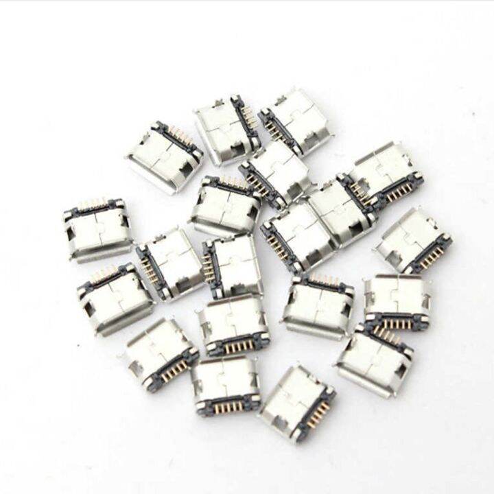 Yyour 5 Pin Smd Smt Placement 180 Degree Socket Connector Micro Usb Type B Female Socket Plug 4186