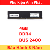 RAM 4GB DDR4 BUS2400 King.max - Hàng Cũ - Bảo Hành 3 Năm