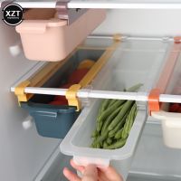 PP Plastic Clear Fridge Organizer Slide Under Shelf Drawer Box Rack Holder Refrigerator Drawer Kitchen Fruit Food Storage Box