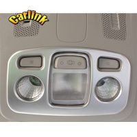 For Citroen C4 2016 ABS Chrome Car Front Reading Lampshade Light Lamp Panel Decoration Cover Trim Car Styling Essories 1Pcs