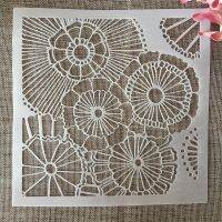 20*20cm Sunflower Orange DIY Layering Stencils Painting Scrapbook Coloring Embossing Album Decorative Template Electrical Connectors