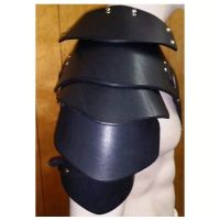 Medieval Viking Single Shoulder Armor Knight Gladiator Samurai Pauldrons Steampunk Gothic PU Leather Spaulder Cosplay Costume