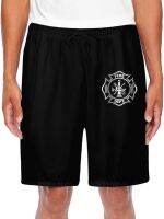 Mens Fire Department Maltese Platinum Style Shorts Sweatpants