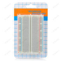 โพรโทบอร์ด  400 พิน  สีขาว  เหมาะกับงานโปรเจ็ค Arduino ต้นแบบ ,งาน DIY ต่างๆ  White Breadboard 400 pins Good kits for Arduino breadboard kit prototyping ,Testing and DIY projects