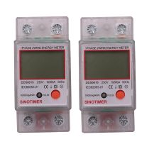 SINOTIMER DDS6619-012 AC 220V 80A LCD Digital Backlight Single Phase Energy Meter KWh Power Consumption Meter Wattmeter