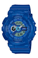 Casio Baby-G นาฬิกาข้อมือผู้หญิง สายเรซิ่น รุ่น BA-110,BA-110BC,BA-110BC-2A – สีน้ำเงิน