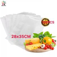 Vacuum bag ถุงซีลสูญญากาศลายนูน แบบหนา ขนาด 28x35เซนติเมตร 100ใบ